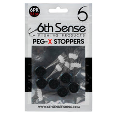 6th Sense Peg-X weight stoppers Black for easy rigging visibility during setups