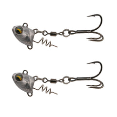 6th Sense Treble Harness Head 2pk with swivel reduces leverage during fights.