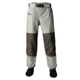 8 Fans waist waders on model show full waterproof coverage for fishing.