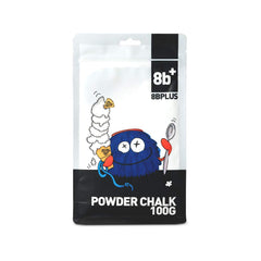 8BPLUS natural chalk in 100 g jar for reliable grip during climbs