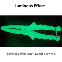 Green 8-inch Floating Fish Gripper with ergonomic handle