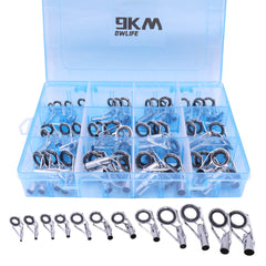 9KM DWLIFE tip repair kit contents displayed for on-site rod tip replacements