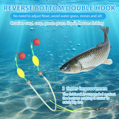 Anti-tangle split-hook system with PE-coated wire