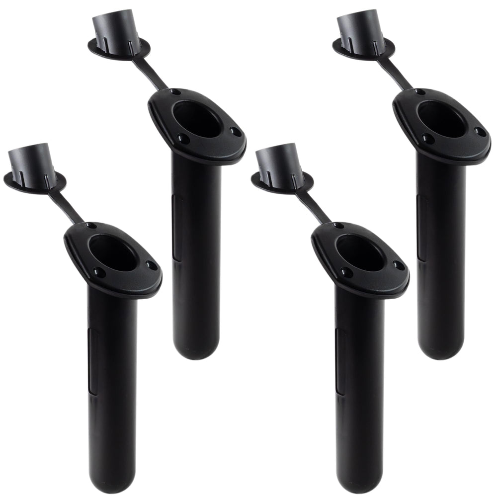 Five Oceans FO4782-M4 60-Degree Fishing Rod Holder in black (4-pack)