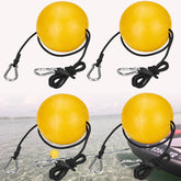 MOPHOEXII Anchor Buoy Float kit showing two or four pieces in bright yellow