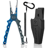 Piscifun blue fishing pliers with hook remover and braided cutter