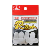 Zappu ZBWPW20 Board Weight R Cut 2.0g Pearl White fishing head in Pearl White