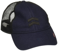 A. Kurtz Charlie Trucker hat front view with contrast logo and bold styling