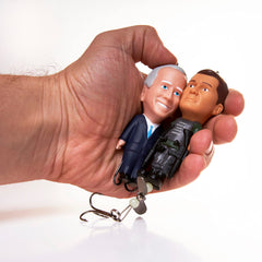 Biden and Zelensky topwater lure spinner blade in action attracts strikes