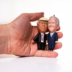 Close-up of razor-sharp hooks on the lures