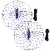 A1FISHER crab trap round 24 inch blue net ready for quick cast and catch