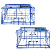A1FISHER Pacific folding crab trap pot front view with four entrances