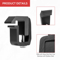 AA-Racks P-AC-08 stainless hardware resists wear in harsh weather