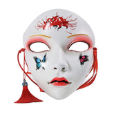 Abaodam Full Face Masquerade Mask front view, comfortable for long celebrations.