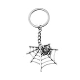 abaodam spider web keychain pendant adds festive halloween flair to keys and bags.