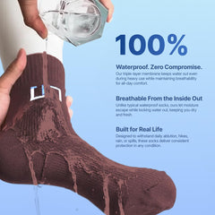 ABDEEZ The Wudhu Socks hiking-gear help your feet stay protected on rugged trails.