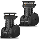 aboutool collapsible stool folded compact for easy portability and storage.