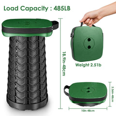 aboutool folding stool collapsed compact for easy storage