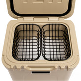 Above Sea Level roadie basket fit shows snug compatibility with Roadie 24/32 for organized lunches.