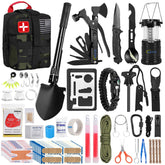 Abpir Survival First Aid Kit 170pcs packaged for outdoor preparedness.