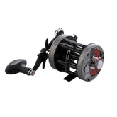 Close-up of Abu Garcia Ambassadeur Catfish Pro round baitcast reel