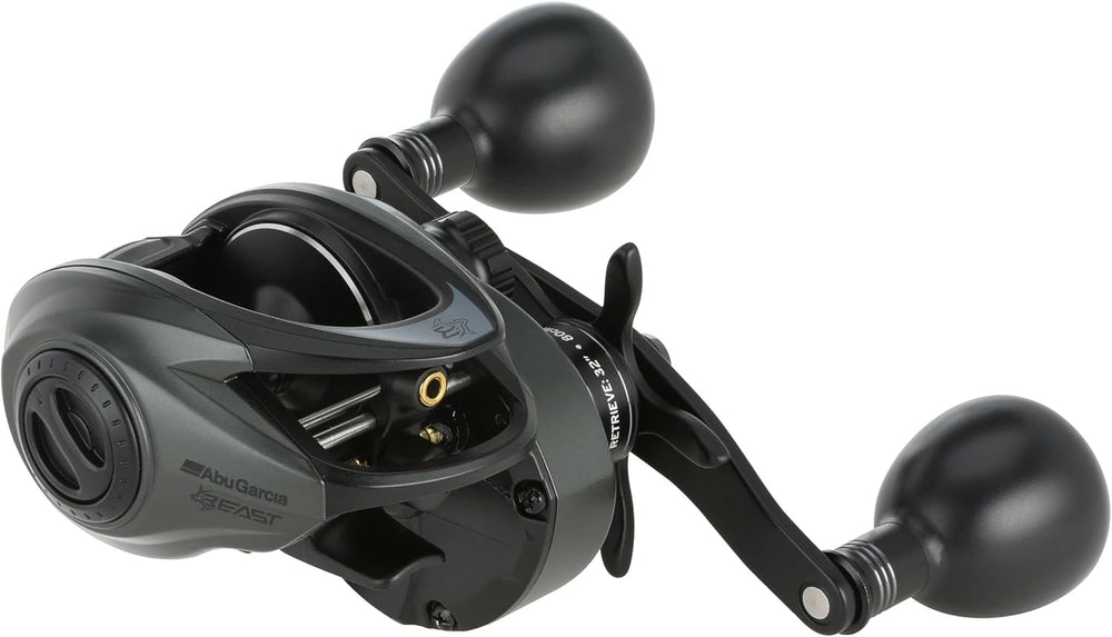 Abu Garcia Beast 200LP side view showing compact power for big baits