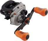 Abu Garcia Max STX low profile reel front view with smooth cranking and durable design.