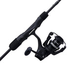 Abu Garcia Max SX 5-6 spinning rod close-up showing lightweight graphite construction and sensitive feel.