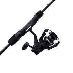 Abu Garcia Max SX 5-6 spinning rod close-up showing lightweight graphite construction and sensitive feel.