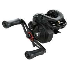 Abu Garcia Max SX low profile reel side view shows a compact graphite body