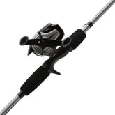 Abu Garcia Max X spincast reel close-up highlighting compact design for comfortable casting.