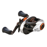 Abu Garcia Revo 5 X low profile reel side view highlights ergonomic design for all-day comfort.