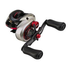 Abu Garcia Revo STX low profile reel drag system close-up demonstrates smooth operation.