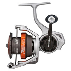 Abu Garcia Revo X handle close-up highlights smooth cranking power.