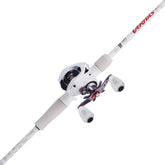 Abu Garcia Veritas low profile baitcast reel and rod combo front view