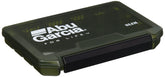 Abu Garcia VS-3010NS lure case, olive front view, slim design for compact packing.