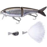 Abu Garcia Beast 175F lure with shining flash finish and glide action.