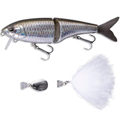 Abu Garcia Beast 175F lure with shining flash finish and glide action.