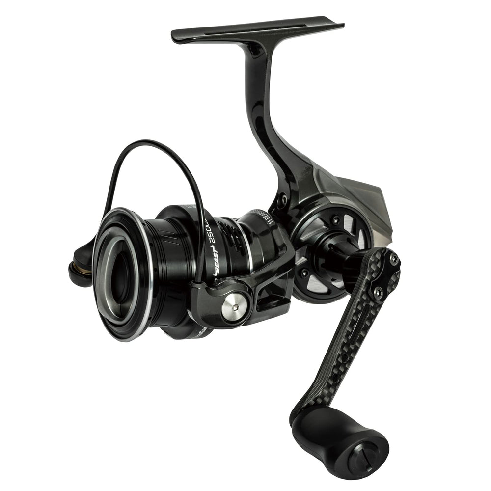Abu Garcia Revo SP Beast 2500S left-side design showing compact strength.