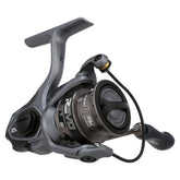 Abu Garcia Revo SX spinning reel angled view emphasizing compact design for balanced casting