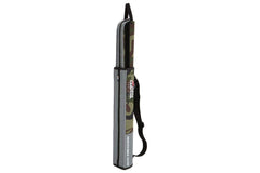 Abu Garcia semi-hard rod case top view showing compact silhouette