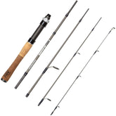 Abu Garcia Zoom Safari pack rod showing compact design for travel and beginners.
