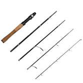 Abu Garcia ZoomSafari 505L puck rod spinning image highlighting compact design for travel