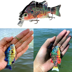Abziyat swimbait built-in steel balls buzz to trigger bites.