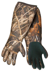 AC ALLEN decoy gloves showcase palm grip for secure handling in wet hunting setups.