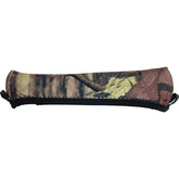 AC ALLEN Neoprene Scope Cover in Mossy Oak Infinity Camo protects a 12-inch rifle scope from dirt