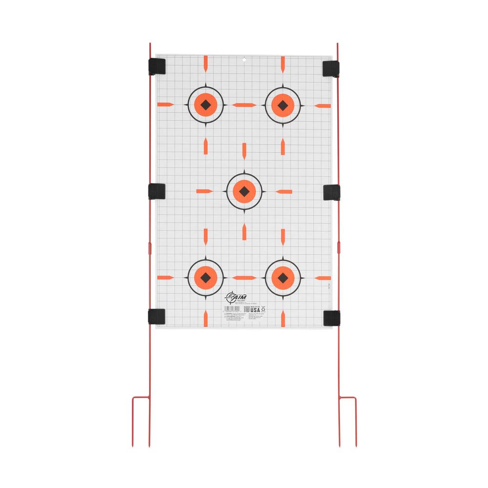 AC ALLEN Stow-N-Go target stakes demonstrating easy transport with two-piece design