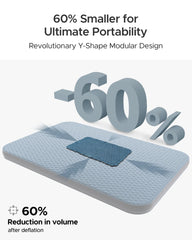 Soft skin-friendly top surface on the Acacia sleeping pad.