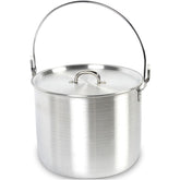 AceCamp 12L aluminium camping pot for family meals outdoors.