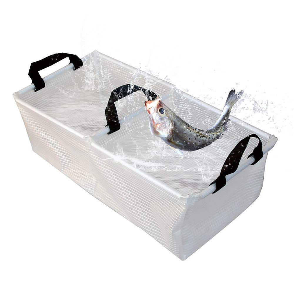 AceCamp double basin 20L opened for campsite dishwashing.